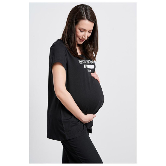 Bodytalk Γυναικεία κοντομάνικη μπλούζα Maternity Loose T-Shirt